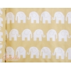 Babybett für Elternbett FABIO mit Matratze und Bettwäsche Set - Basic Elefanten beige