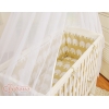 Babybett für Elternbett FABIO mit Matratze und Bettwäsche Set - Basic Elefanten beige