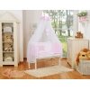Babybett Boxspring Komplettset mit Matratze und Bettwäsche