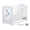 Babybett Grau 120x60cm Eulen 5017-06-427