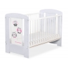 Babybett Grau 120x60cm Eulen 5017-06-429