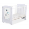 Babybett Grau 120x60cm Eulen 5017-06-431