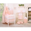 Babybett Himmel aus Baumwolle - Little Prince/Princess puderrosa