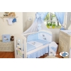 Babybett Himmel aus Chiffon - Esel Luca blau