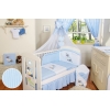 Babybett Himmel aus Chiffon - Esel Luca blau