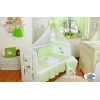 Babybett Himmel aus Chiffon - Esel Luca grün
