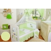 Babybett Himmel aus Chiffon - Esel Luca grün