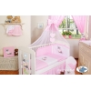 Babybett Himmel aus Chiffon - Esel Luca rosa
