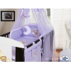 Baby Betthimmel mit Halterung lila