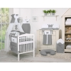 Babybett Himmel aus Chiffon - Little Prince/Princess anthrazit