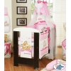 Babybett Himmel aus Chiffon - Teddy Bär barnaba rosa