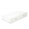 Grau Babybett mit Schublade MAXI 120x60cm Eulen Grau Rosa