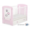 Babybett mit Schublade MAXI 120x60cm Eulen