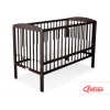 Babybett mit Sternen Braun 120x60cm Kinderbett