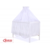 Babybett Moskitonetz aus Chiffon -  weiß