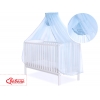 Babybett Moskitonetz aus Chiffon - blau