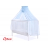 Babybett Moskitonetz aus Chiffon - blau