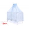 Babybett Moskitonetz aus Chiffon - blau