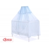 Babybett Moskitonetz aus Chiffon - blau