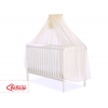 Babybett Moskitonetz aus Chiffon - creme