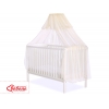Babybett Moskitonetz aus Chiffon - creme