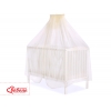 Babybett Moskitonetz aus Chiffon - creme