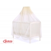Babybett Moskitonetz aus Chiffon - creme