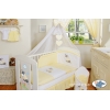 Babybett Moskitonetz aus Chiffon - Esel Luca gelb