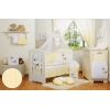 Babybett Moskitonetz aus Chiffon - Esel Luca gelb