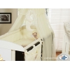 Babybett Moskitonetz aus Chiffon - Gute Nacht creme