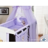 Babybett Moskitonetz aus Chiffon - Gute Nacht lila