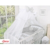 Babybett Moskitonetz aus Chiffon - Little Prince/Princess grau