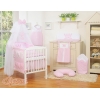 Babybett Moskitonetz aus Chiffon - Little Prince/Princess rosa