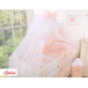 Babybett Moskitonetz aus Chiffon - Little Prince/Princess puderrosa
