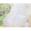 Babybett Moskitonetz aus Chiffon - Little Prince/Princess weiß
