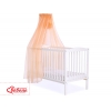 Babybett Moskitonetz aus Chiffon - pfirsich
