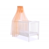Babybett Himmel Moskitonetz pfirsich mit Stange