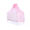Babybett Moskitonetz aus Chiffon - rosa