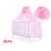 Babybett Moskitonetz aus Chiffon - rosa