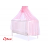 Babybett Moskitonetz aus Chiffon - rosa