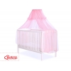 Babybett Moskitonetz aus Chiffon - rosa