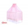 Babybett Moskitonetz aus Chiffon - rosa