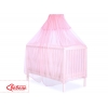 Babybett Moskitonetz aus Chiffon - rosa