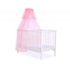 Babybett Moskitonetz aus Chiffon - rosa
