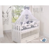 Babybett Moskitonetz aus Chiffon - Anthrazit