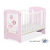 Babybett Rosa 120x60cm Eulen 5017-08-426