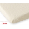 Babybett Spannbettlaken aus Frottee 140x70cm - Creme