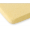 Babybett Spannbettlaken aus Frottee 140x70cm - Gelb