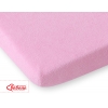 Babybett Spannbettlaken aus Frottee 140x70cm - Rosa