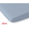 Babybett Spannbettlaken aus Baumwolle 120x60cm pastellblau